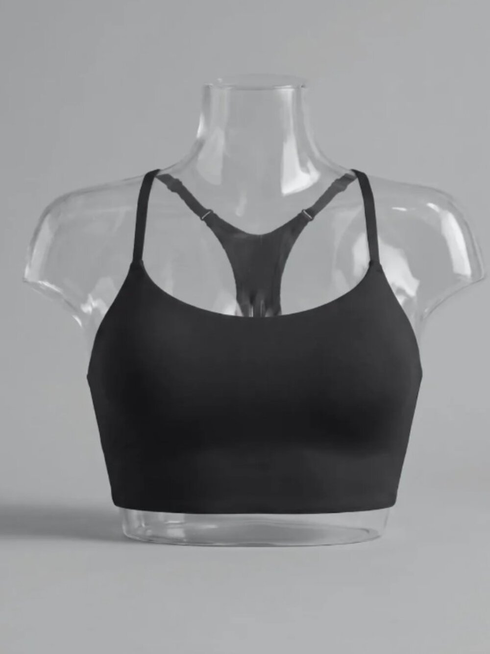 HUUG Daily Racerback Bra Black Medium M Wireless Comfortable Longline NWT